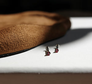 Birthstone July | Ruby Earring Studs