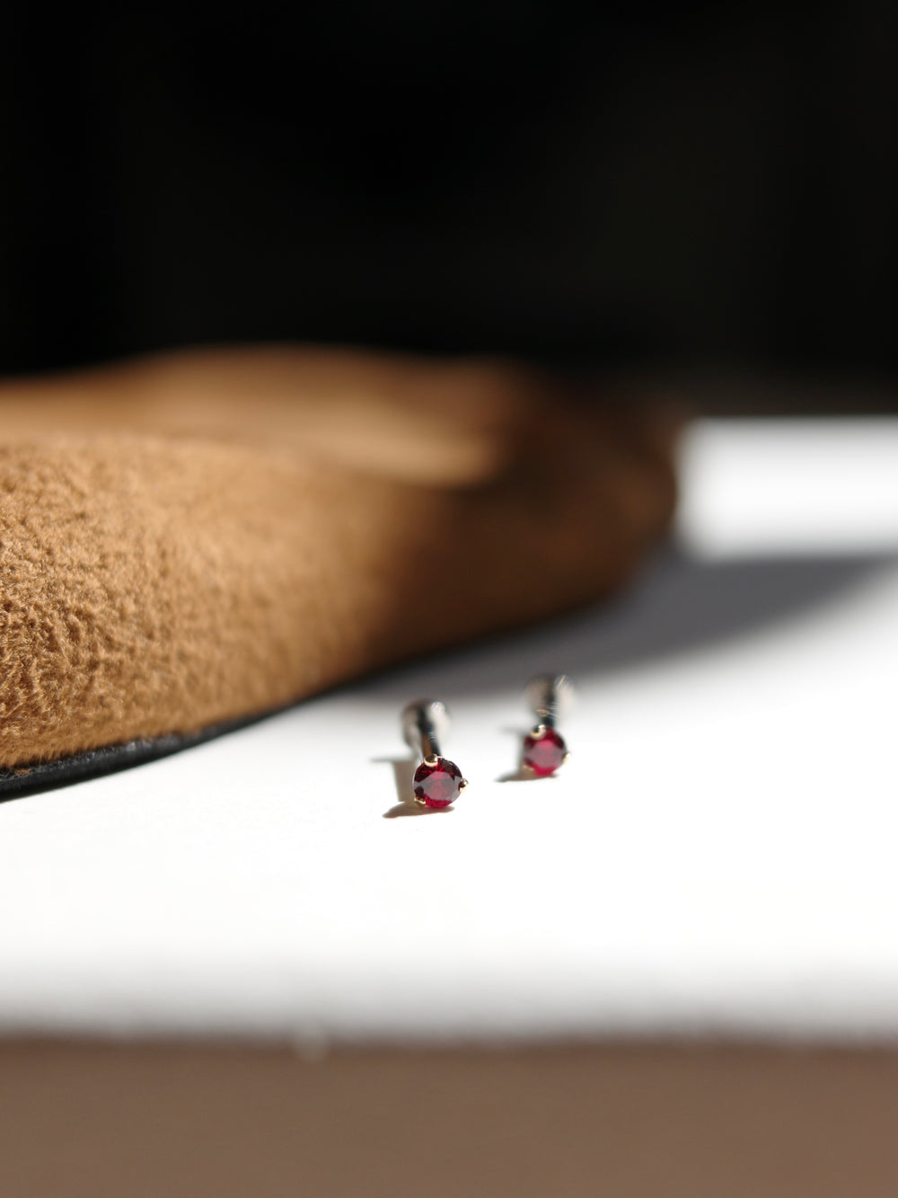 Birthstone July | Ruby Earring Studs