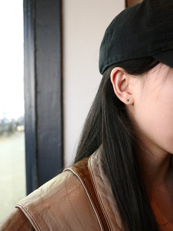 Birthstone May | Emerald Earring Studs
