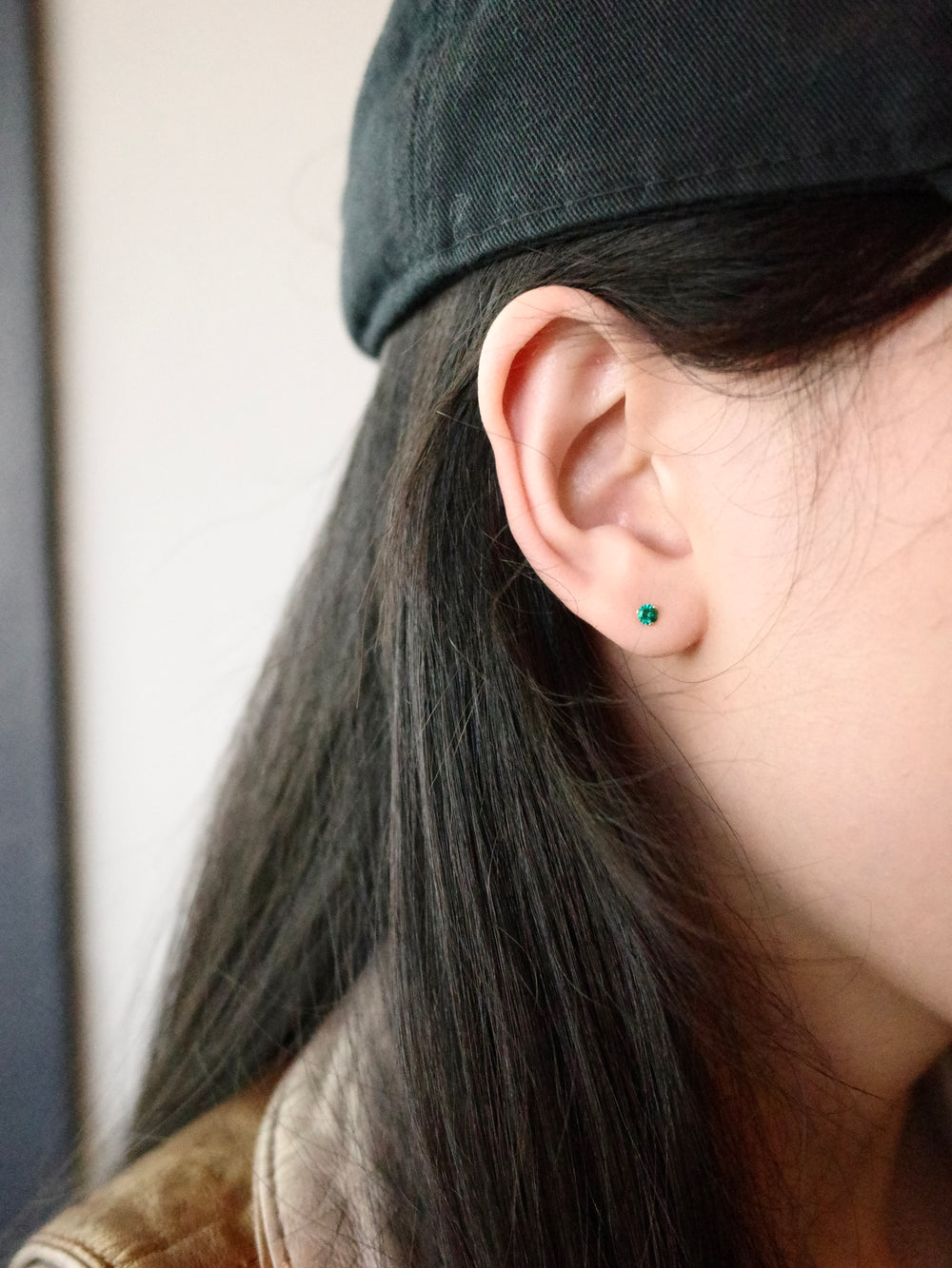 Birthstone May | Emerald Earring Studs