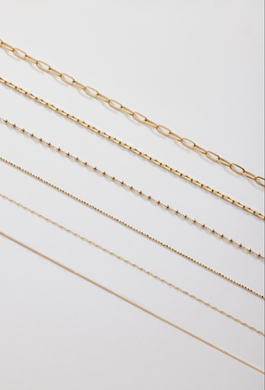 The Basic  | 14k Gold Chain Necklace