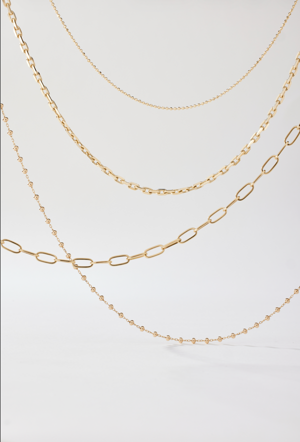 The Dots | 14K Gold Chain Necklace