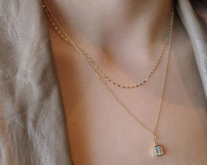 The Lips  | 14k Gold Chain Necklace