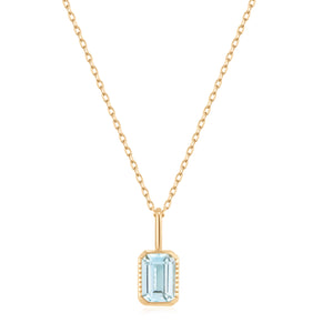 Birthstone March | Aquamarine Necklace