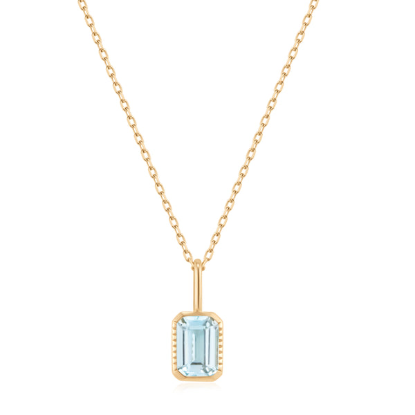 Birthstone March | Aquamarine Necklace